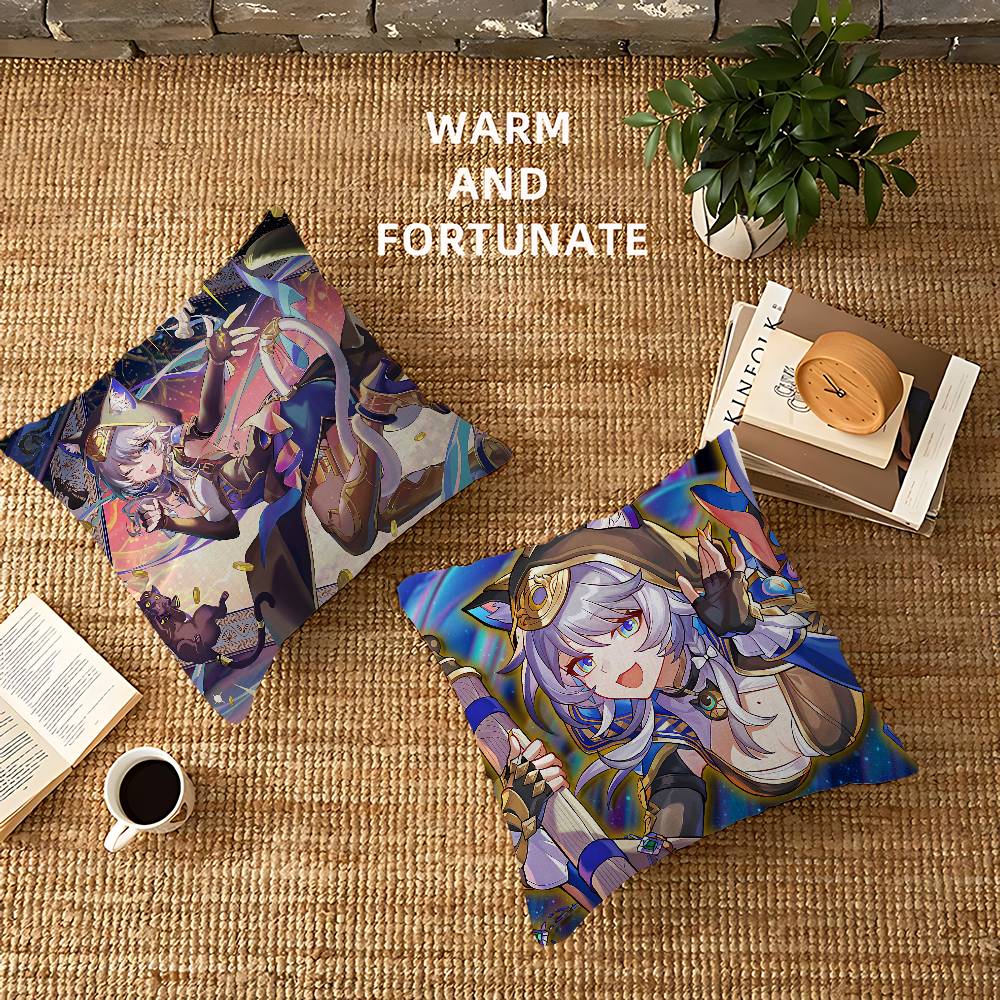 game Honkai Star Rail Cipher Pillow Cushion Cover Pillowcase Living Room Sofa Home Decor Customized