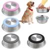 Anti-slip Dog Basin Stainless Steel Cat Water Drinking Bowl Practical Cat Dog Bowls Water