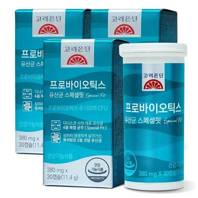 Korea Eundan Пробиотики Special Fit 30 капсул, 30 таблеток, 3 упаковки
