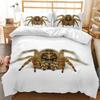 3D Print Microfiber Tarantula Printing Bedding Set - Insect Theme Duvet Cover with Black & Brown Spider