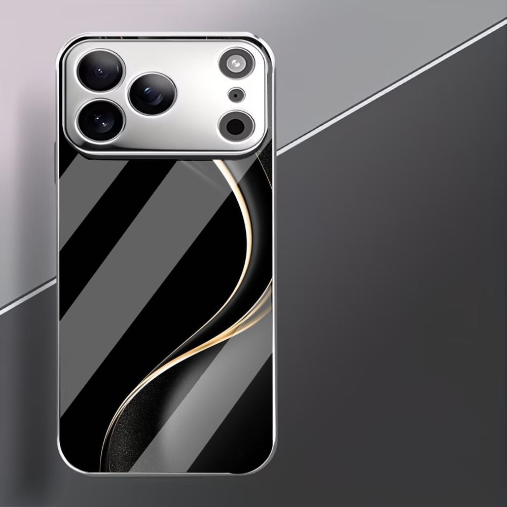 Деловые модные чехлы для телефона carcasa Smartphone Чехол для телефона из стекла для iPhone 17 16 15 14 13 12 11pm Pro Plus fundas Мужской стиль