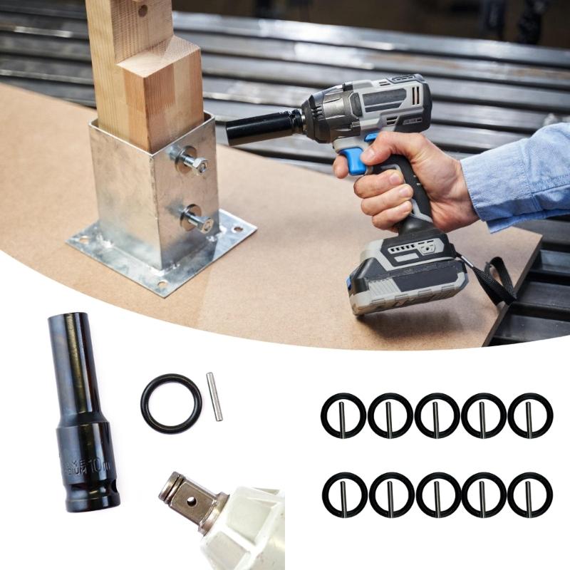 Комплектует штифт и уплотнительные кольца Компонент мойки высокого давления Надежное гнездовое соединение Простой в использовании для ударной головки 1/2 дюйма