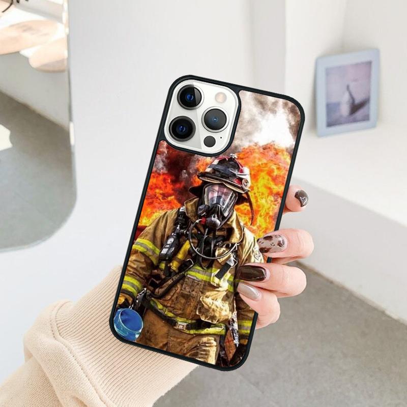 Чехол для телефона 'Герой Пожарный' Для iPhone 17 Air 16 15 14 11 12 13 Pro MAX Plus coque Чехол Оболочка