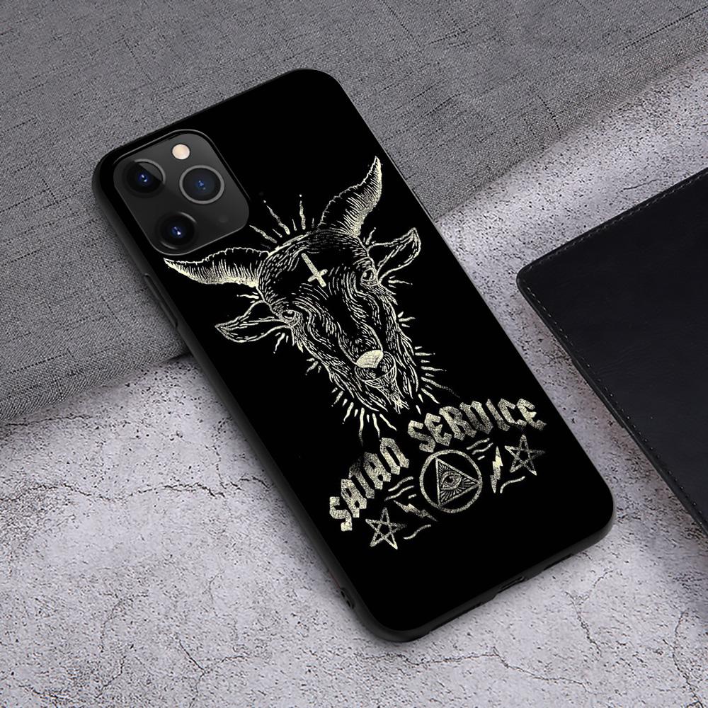 T53 Devil Satan Case for iPhone 13 12 Mini 11 Pro XS Max XR X 8 7 6 6S Plus 5 5S SE 2020