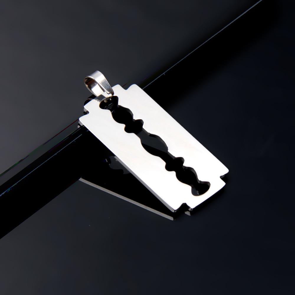 XHN 2-5pcs/lot Stainless Steel blade Pendant for Making Necklace For Women Man Charm DIY Jewelry Accessories Wholesale DZ-3013