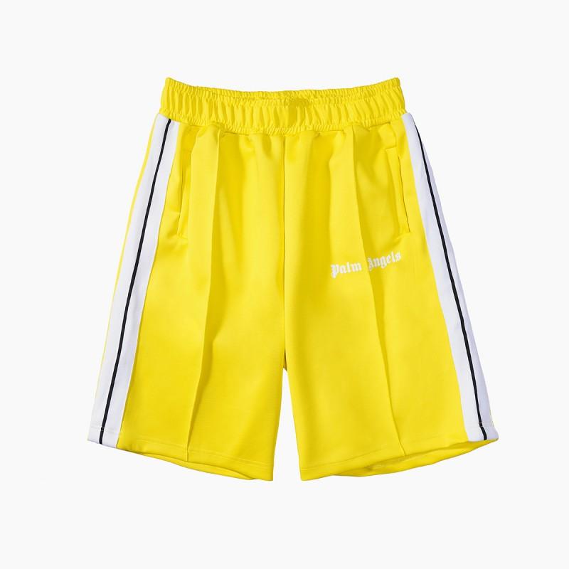 Mens Cotton Striped Sporty Shorts With Drawstring Waist Lightweight Casual Pants Teens Adults