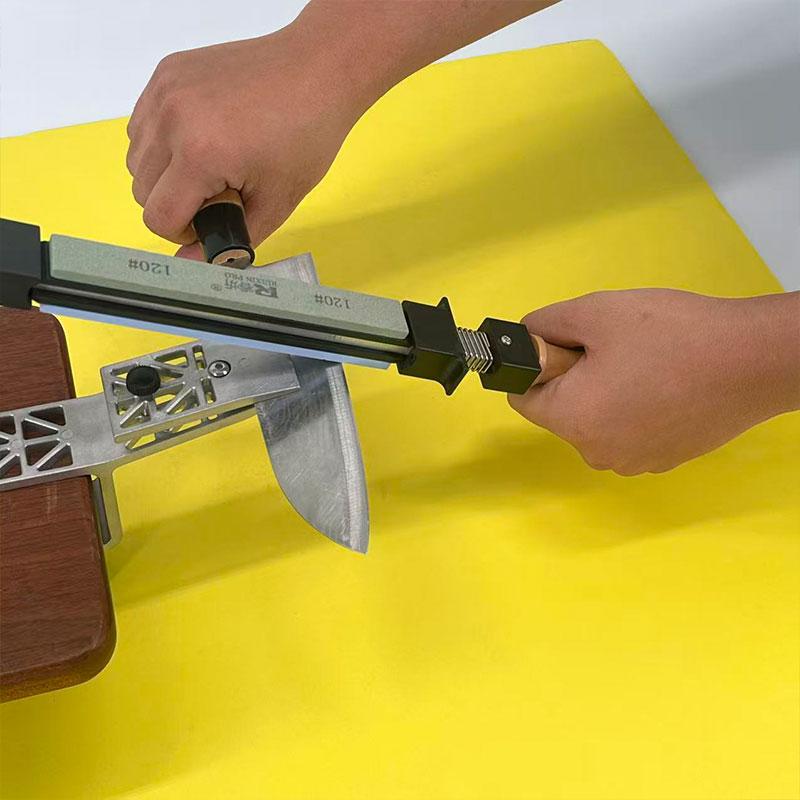 1pc Manual Fixed Angle Sharpener Rotatable Angle Adjustable For Sharpening Diamond Quick Cutting Edge Clamp Table Holder