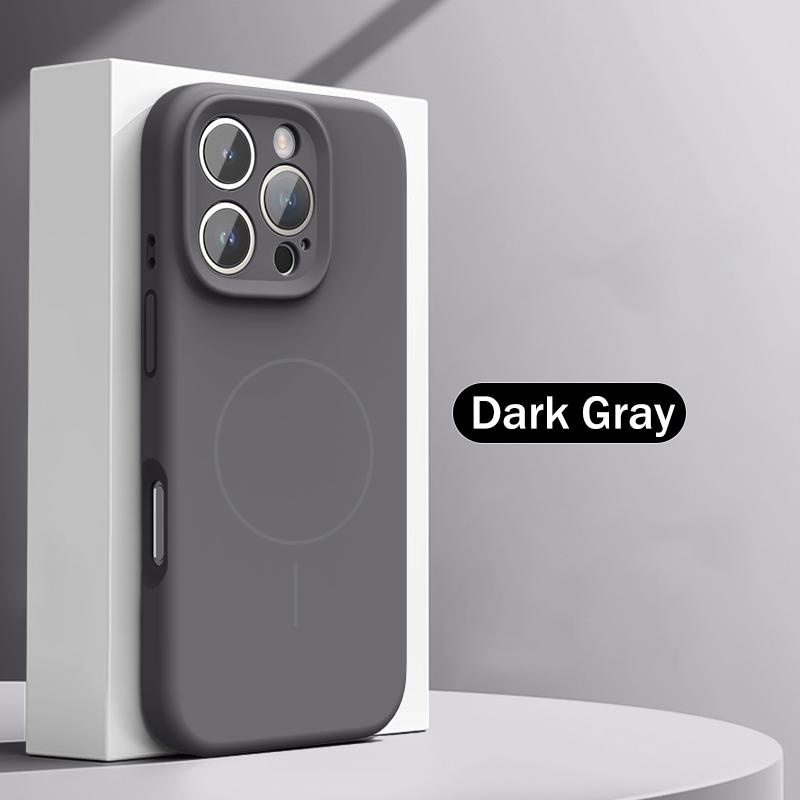 Оригинальный силиконовый чехол для Apple iPhone 16 16E 15 14 11 12 13 Pro Max X XR XS Для беспроводной зарядки Magsafe Мягкая крышка