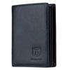 Leather Wallet Large Capacity Wallet Credit Card Holder for Men with 15 Card Slots