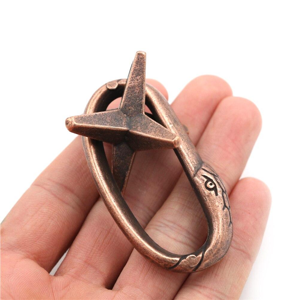 Snake Escape Classic Metal Puzzle IQ Test Magic Mind Brain Tears Загадочная игра для взрослых и детей