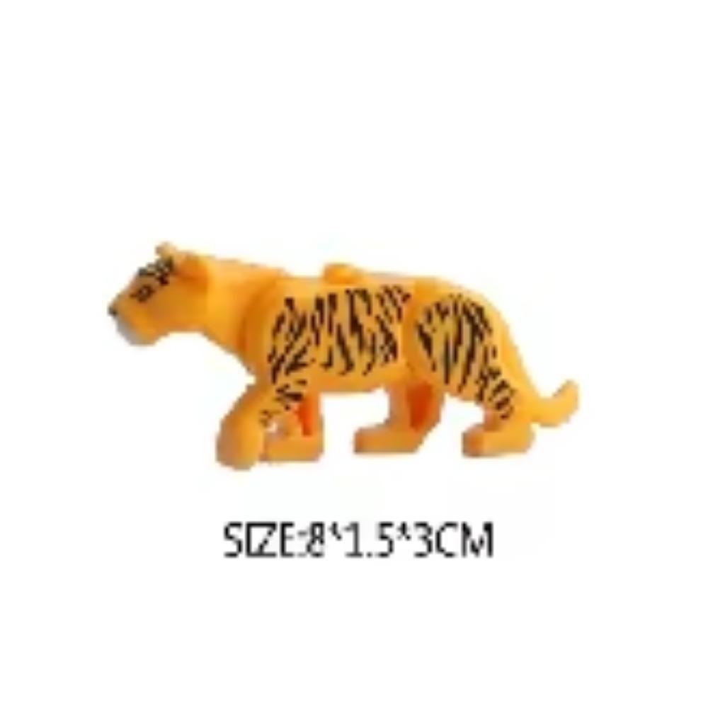 Средневековый MOC Боевой конь Строительные блоки Волк Рыцарь Фигурка Монстр Дикое животное Лиса Жираф Воробей Ворона Панда Модель Кирпич Игрушка K055