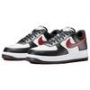 Nike Air Force 1 07 Black Dark Team Red Мужские кроссовки Summit-White Белый FZ4615-001