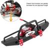 Aluminum Alloy Front Bumper with Winch for Traxxas TRX4 RC Car Crawler Upgrade Part