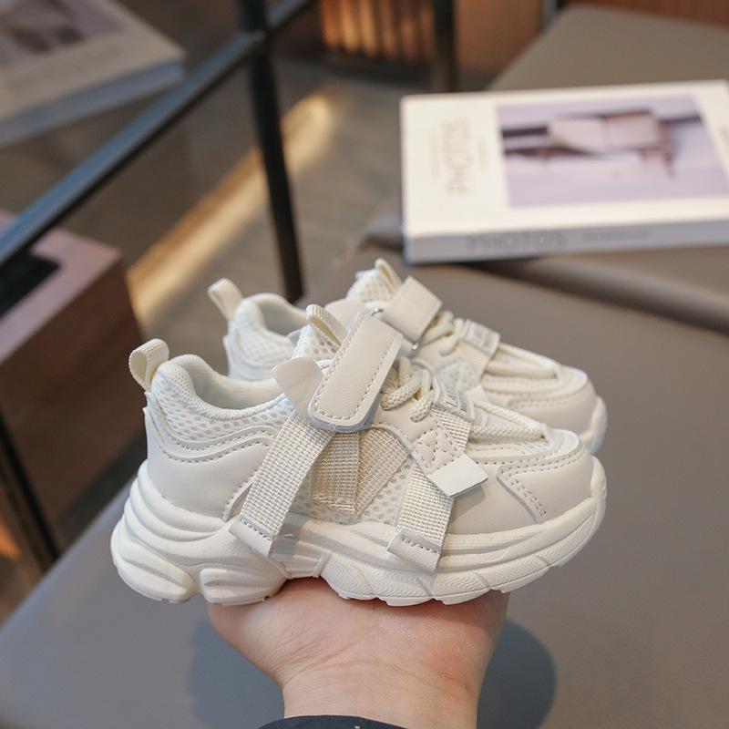 Children's dad shoes2026Spring new casual mesh shoes for boys and girls, breathable running shoes for toddlers and young boys