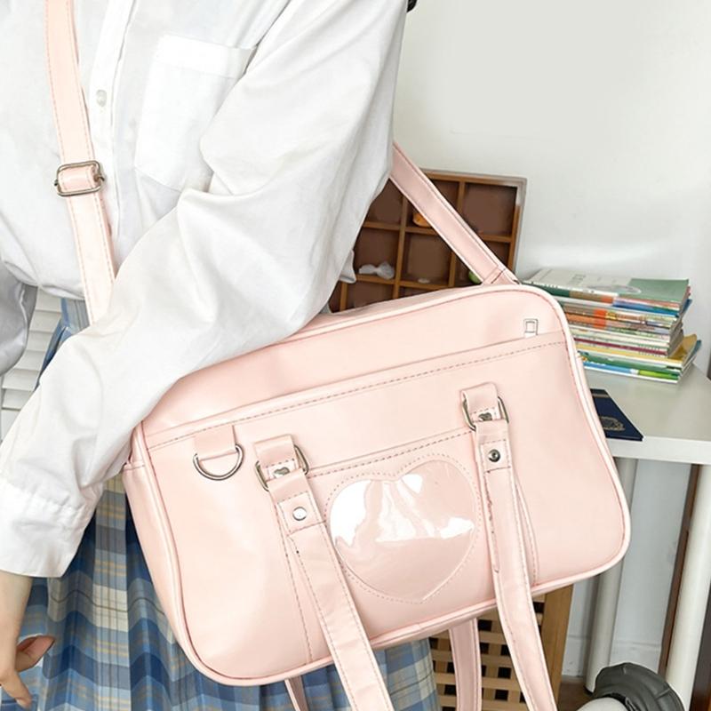 Женская сумка Ita Bag, сумка через плечо в форме сердца, вместительная сумка-мессенджер, модная сумочка, кошелек, сумка через плечо, японская школьная сумка.