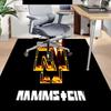 1pc Fire Metal Energy Carpet for Playroom Bedroom Living Room Sofa Home Decor,kids Game Area Rug Non-slip Floor Mat Y730163