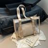 New Casual Transparent Jelly Bag Daily Street Trend Shoulder Bag Tote Bag Handbag
