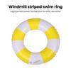 Детское кольцо для плавания, сильная плавучесть, красочный полосатый узор, утолщенные поплавки с защитой от опрокидывания, ПВХ, бассейн, вода, надувной плавающий круг, водная забавная игрушка