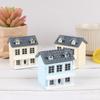 1/12 Dollhouse Miniature Villa Toys Children Lovely House With Movable Grey Roof