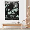 1 шт. Silent Hill 2 Настенный гобелен Полиэстер 2D Настенное искусство для спальни Гостиной Декор Хоррор-игра Эстетика Украшение комнаты G