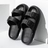 Fashion Women Buckle Slippers Platform Shoes Household Couple Bathroom Non-Slip Slippers Cloud Slide Shower Massage Spa Beach Sandals