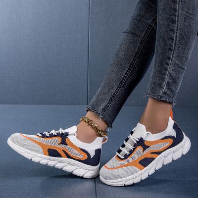 Легкие дышащие кроссовки для бега с летящим плетением, мягкая подошва, удобная спортивная обувь, модная универсальная повседневная обувь для улицы, женская обувь, трендовая