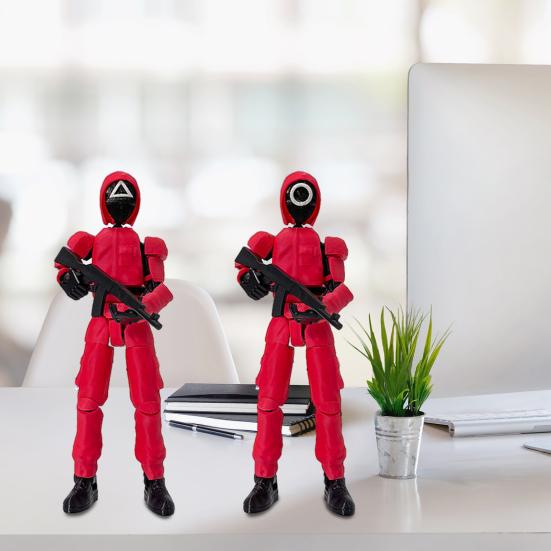 Yousheng 3D-печатная фигурка робота с аксессуарами, подвижные суставы, модель персонажа теледрамы, игрушка, шарнирная фигурка-манекен, украшение для дома и офиса