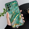 Green Gold Marble Phone Case For Samsung A52S A21S A33 A23 A35 A55 A14 A32 A52 A53 A54 A51 A71 A15