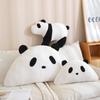 Black and white panda throw pillow plush toy giant panda doll home sofa pillow cushion girl rag doll