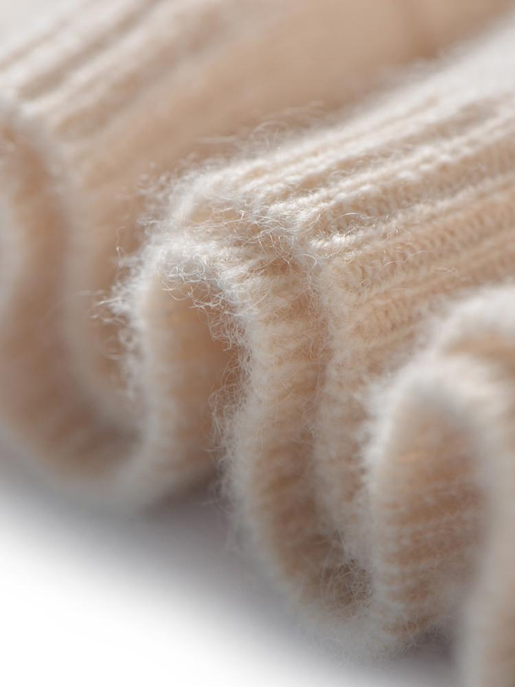 Женский кашемировый свитер Qinghe кашемир 30% кашемир 70% шерсть осенне-зимний кашемировый пуловер мягкий и теплый