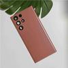 Glass For Samsung galaxy S22 Ultra S908B Cover Real  Glass Replace Back Battery Housing Case Lens + Adhesive Camera Lens