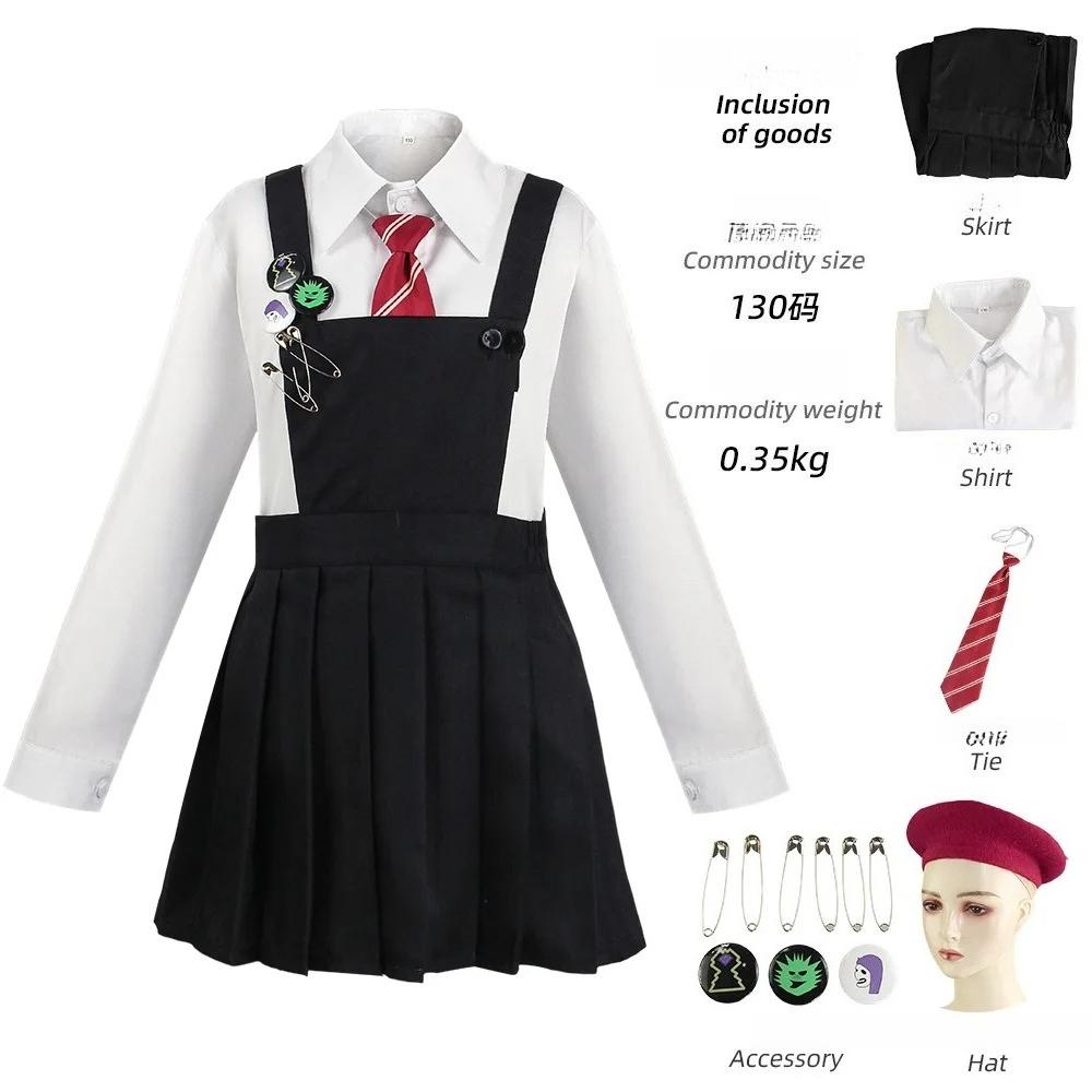 Movie Matilda Cosplay Costume Girls School Uniform Coat Skirt Roald Dahl's Matilda the Musical Halloween Cosplay Outfit for Kids