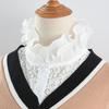 Blouse Tops Layered Ruffle Lace False Collar Sweater Shirt Decorative Fake Collar Detachable Stand Collar Clothes Accessories