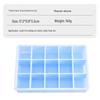 15 & 24-Grid Silicone Ice Cube Tray with Lid - Easy-Release Square Mold