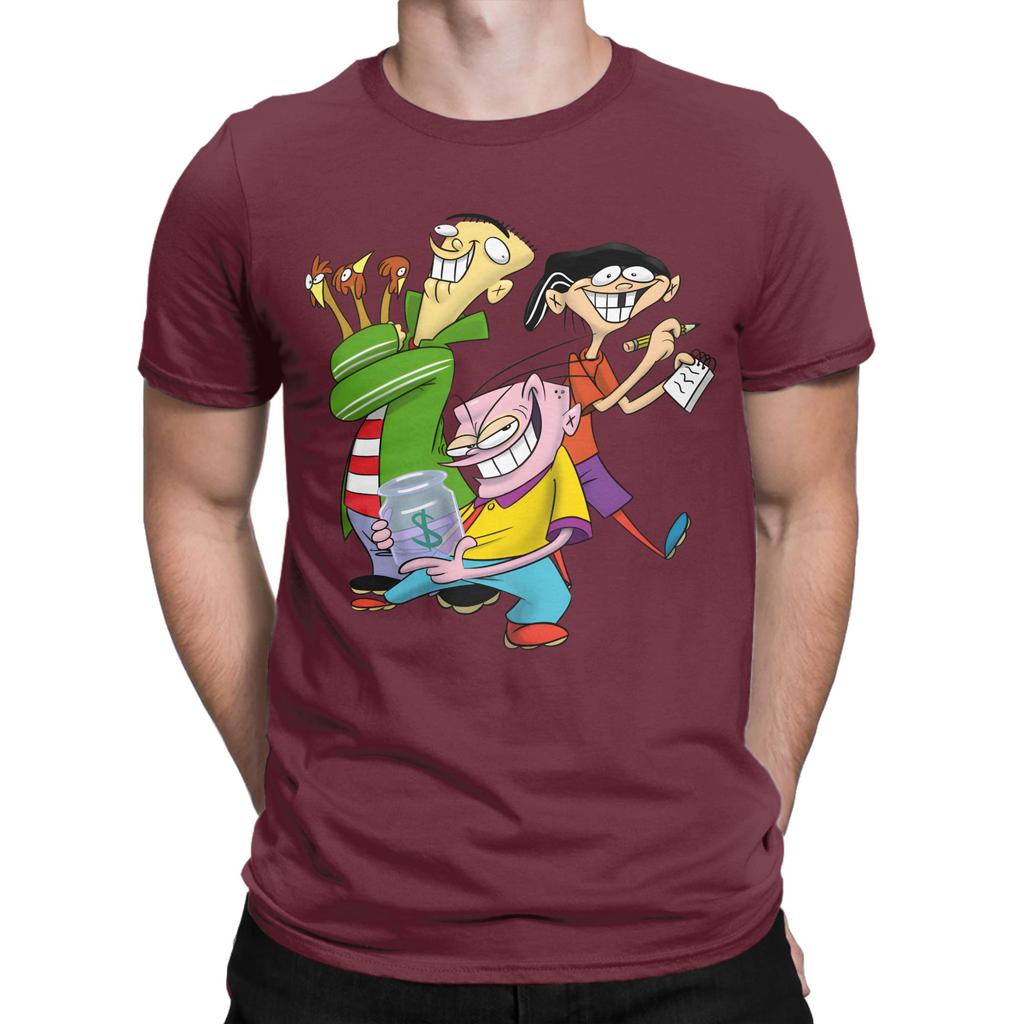 Unisex Ededd N Eddy Cartoon Retro Funny Tower T Shirts Cotton Clothing Funny Short Sleeve Crewneck Tees Classic Tshirts