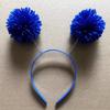 Pompoms Headband Photo Props Fun Hair Hoop 2025 for Party New Year