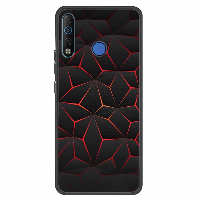 Чехол для TECNO Camon 12 Air Роскошный Силиконовый Мягкий Ударопрочный ТПУ Задняя Крышка для Tecno Camon 12 CC6 Чехол Camon12 Funda Любовь Coque