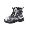 Осень Новая Мода Женские Ботинки Блестки Милые Туфли для Девочек Дышащие Удобные Детская Обувь Тренд Туфли Принцессы Ботильоны для Женщин