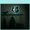 Horror Halloween Noctilucent Girl Face Pattern Home Walls Stickers Decoration