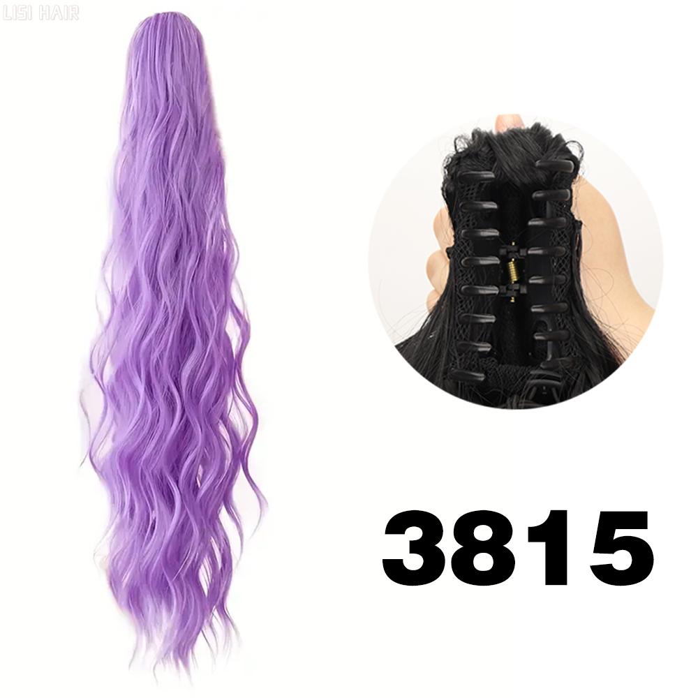 MISS WIG Synthetic Long Wavy Claw In Ponytail Hair Extensions Heat Resistant Pony Tail Hair For Women Cosplay Use