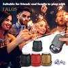 1 Set Dice Cup with Base 5 Dot Dice Heavy Duty Manual Shaker Cup Adults Family Night Bar Party Gambling Drinking Board Game Casino Equipment