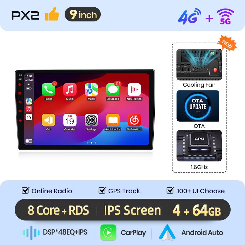 Junsun 8 Core Wireless CarPlay Android Auto Car Radio For Mercedes Benz Vito 2 W639 Viano 2 2003-2015 4G WiFi GPS Navigation