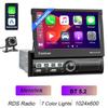 TOYOUSONIC 7inch Touch Screen Car Radio Carplay Android Auto Universal Multimedia Player Mirror Link BT USB 1 Din Car MP5 Player