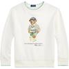 Детский свитшот Polo с графикой плюшевого мишки, белый 323971483-001