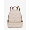 Rhea Zip Backpack Medium Mk Signature 35s5grab2b150 Vanilla