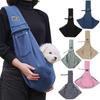 Pet Dog Sling Carrier Puppy Pet Sling Bag Adjustable Strap Cats Satchel Carrier with Safety Harness for Small Dogs Cats