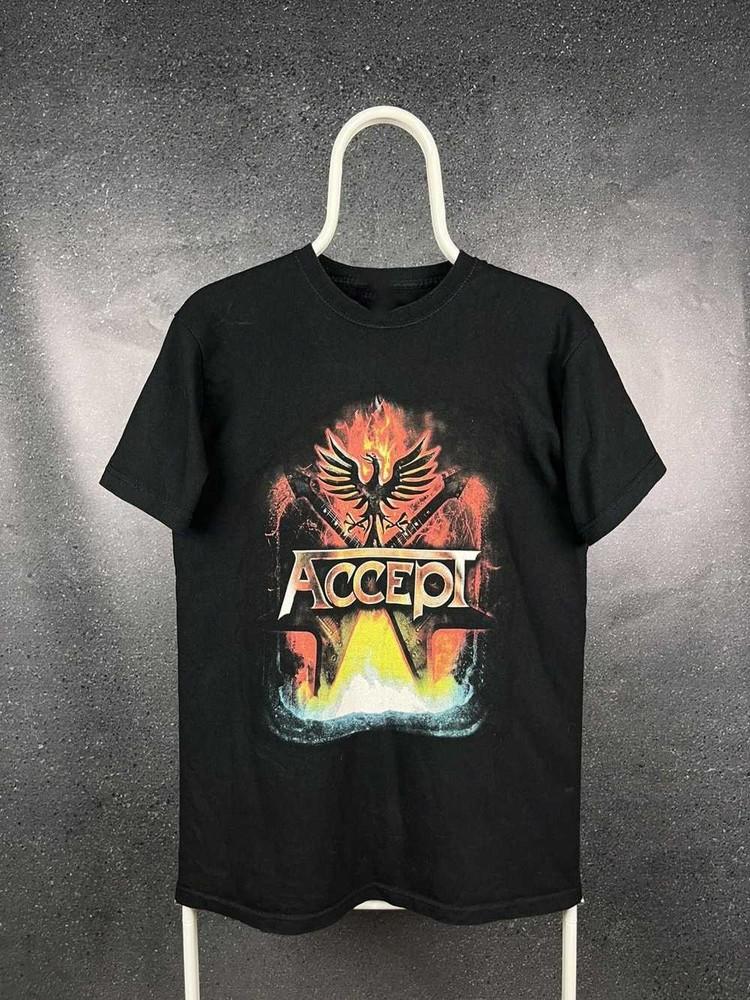 Accept Flame Thunder Rock Band Tshirt All S to 5XL NZL374 Unisex T-Shirt Graphic Tee