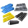 Portable RV Leveling Ramps 2pcs 3-Step Camper Leveling Blocks Anti-slip Trailer Wheel Chocks Accessories For Vehicles