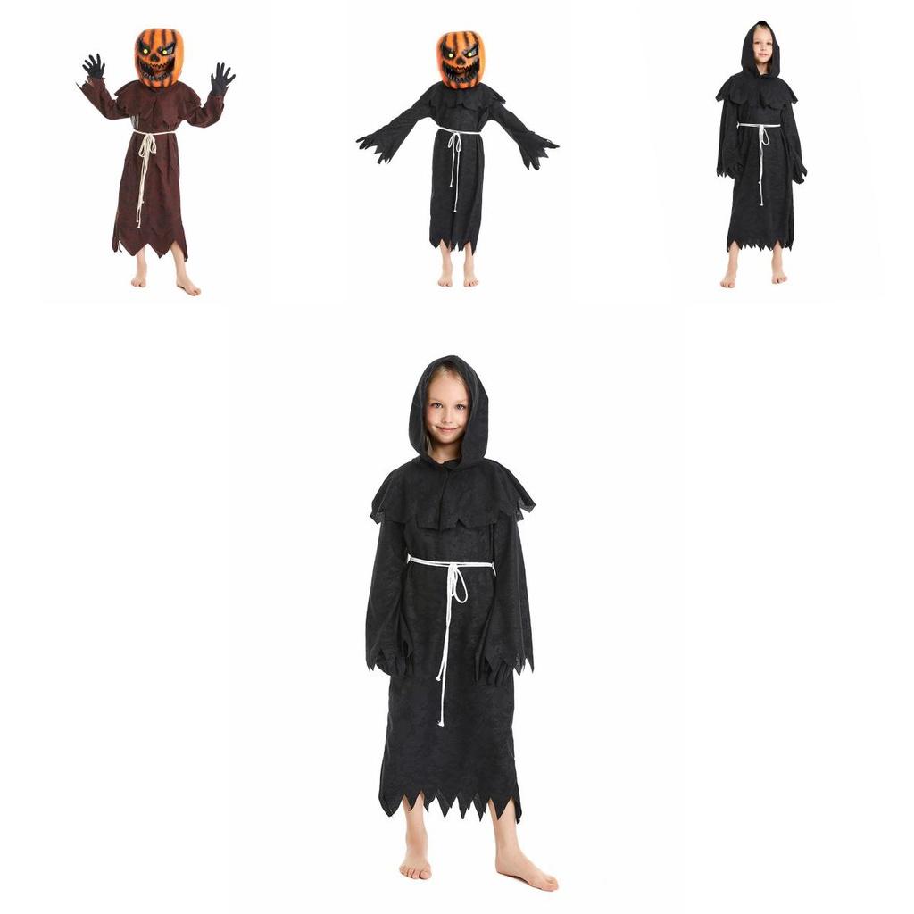 Хэллоуин Косплей Костюм Пугало Голова Тыквы Для Костюмированной Вечеринки