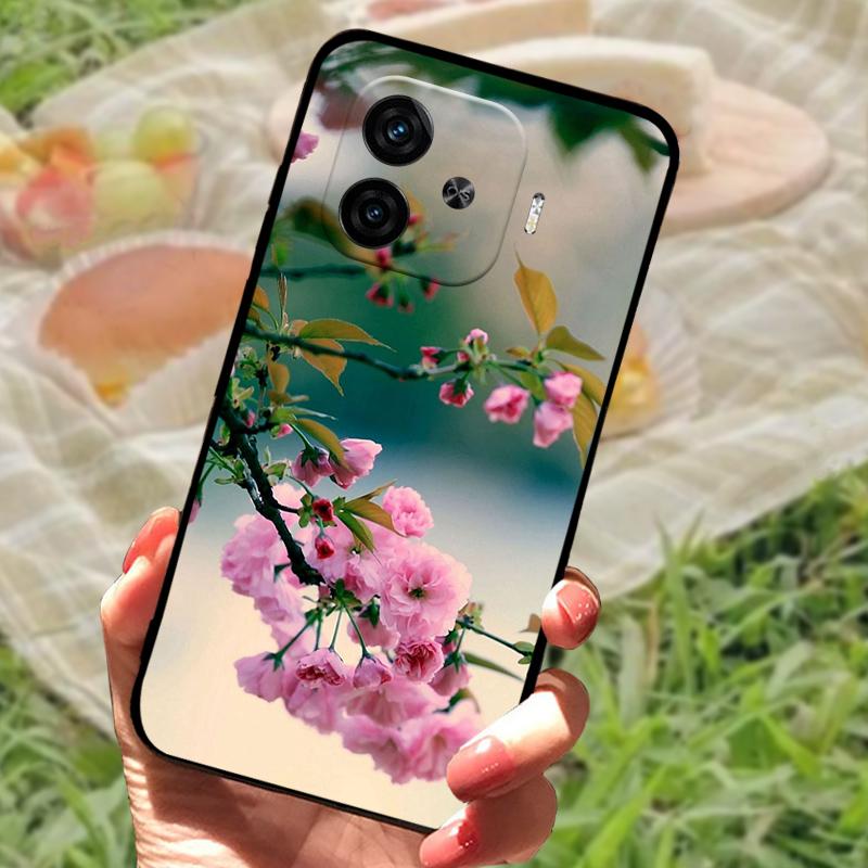 Для VIVO iQOO Z9 Turbo 5G Чехол Роскошная Мода Красивая Силиконовая Задняя Крышка Телефона Для IQOO Z9 5G Чехлы Защитный Чехол Capas